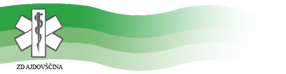 Logotip Zdravstvenega doma Ajdovščina s povezavo na prvo stran.